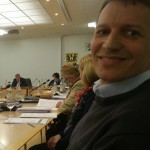 Foto: Thomas Schwenk  ist nach der Haushaltsrede sichtlich erleichtet...
